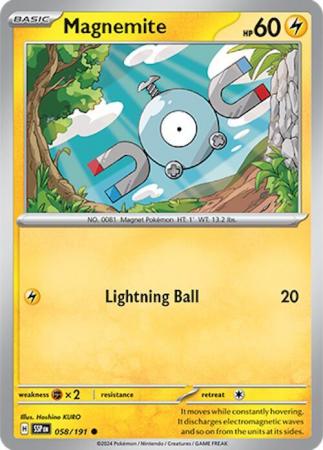 Pokemon Scarlet & Violet Surging Sparks Magnemite Card