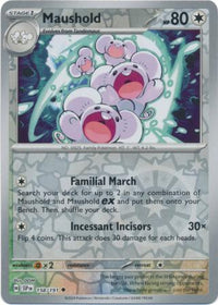 Pokemon Scarlet & Violet Surging Sparks Maushold Card reverse