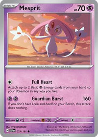 Pokemon Scarlet & Violet Surging Sparks Mesprit Card