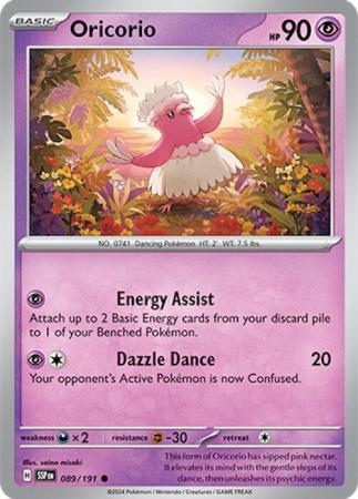 Pokemon Scarlet & Violet Surging Sparks Oricorio Card