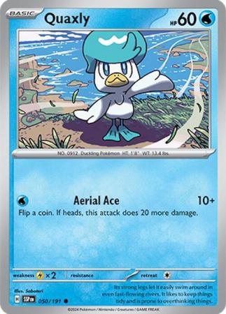 Pokemon Scarlet & Violet Surging Sparks Quaxly Card