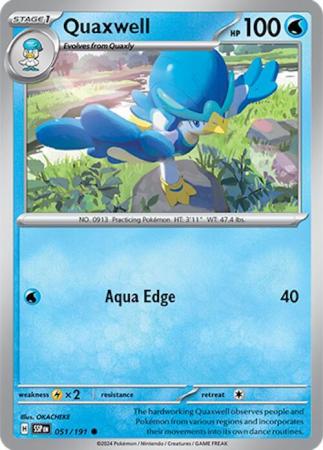 Pokemon Scarlet & Violet Surging Sparks Quaxwell Card