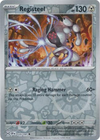 Pokemon Scarlet & Violet Surging Sparks Registeel Card Reverse