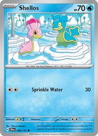 Pokemon Scarlet & Violet Surging Sparks Shellos Card