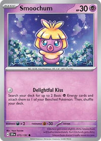 Pokemon Scarlet & Violet Surging Sparks Smoochum Card