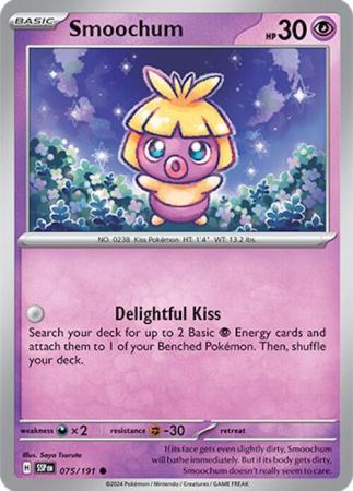 Pokemon Scarlet & Violet Surging Sparks Smoochum Card