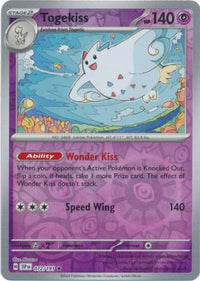 Pokemon Scarlet & Violet Surging Sparks Togekiss Card reverse