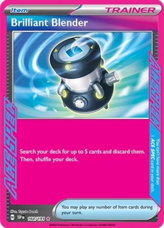 Pokemon Scarlet & Violet Surging Sparks Trainer Brilliant Blender Card