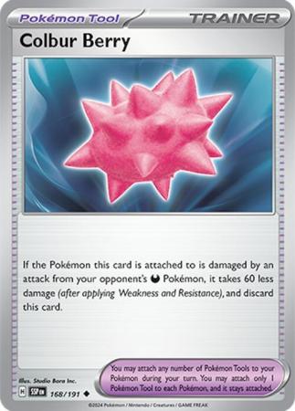 Pokemon Scarlet & Violet Surging Sparks Trainer Colbur Berry Card