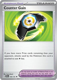 Pokemon Scarlet & Violet Surging Sparks Trainer Counter Gain Card