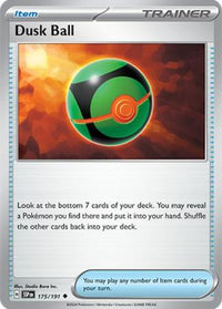 Pokemon Scarlet & Violet Surging Sparks Trainer Dusk Ball Card