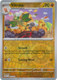 Pokemon Scarlet & Violet Surging Sparks Vibrava Card reverse