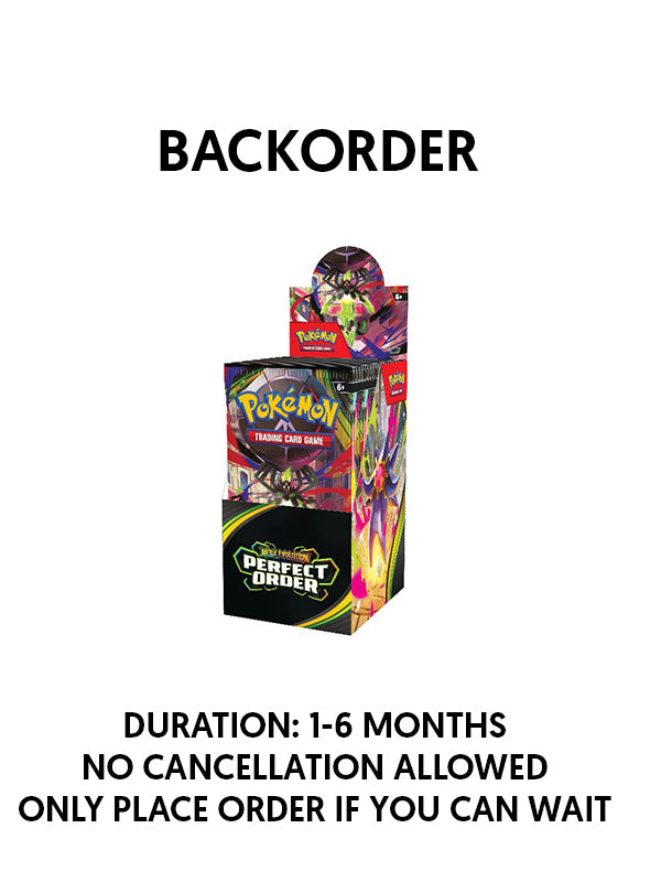 Pokémon TCG Mega Evolution Perfect Order Booster Display Box (18 packs)
