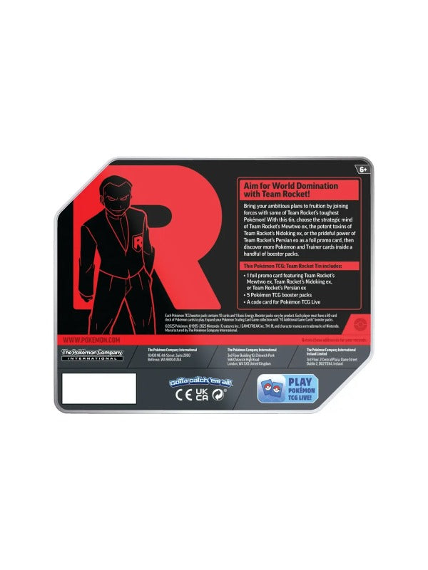 Pokemon TCG Team Rocket Tin (Set of 3) #7