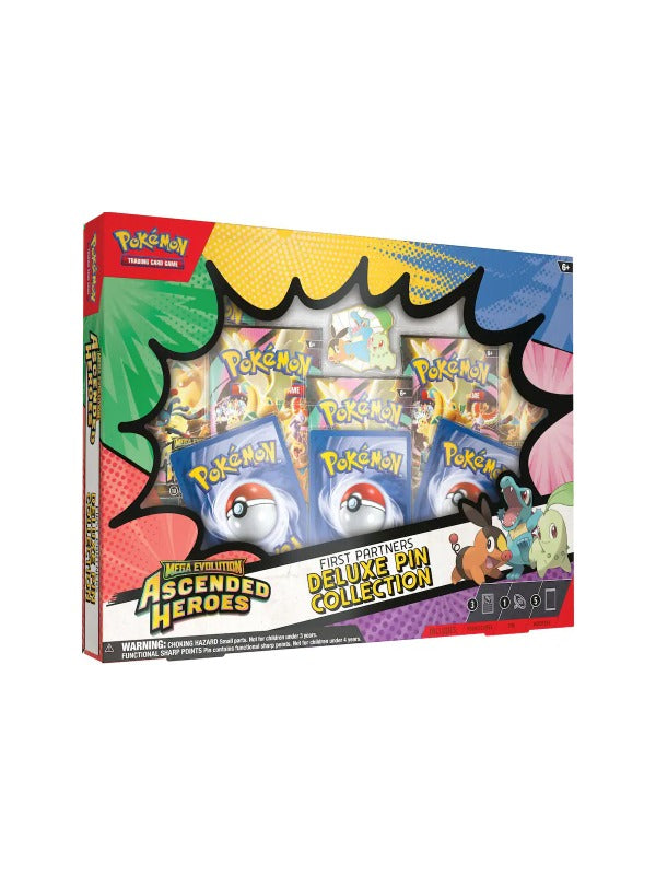 Pokemon Mega Evolution Ascended Heroes First Partners Deluxe Pin Collection