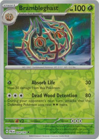  Pokemon Scarlet & Violet Paldea Evolved Brambleghast Reverse Holo Card