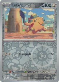 Pokemon Scarlet & Violet Paldea Evolved Cufant Card Reverse Holo