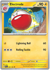 Pokemon Scarlet & Violet Paldea Evolved Electrode Card