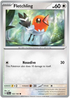 Pokemon Scarlet & Violet Paldea Evolved Fletchling Card