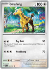 Pokemon Scarlet & Violet Paldea Evolved Girafarig Card