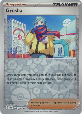 Pokemon Scarlet & Violet Paldea Evolved Grusha Card Reverse Holo