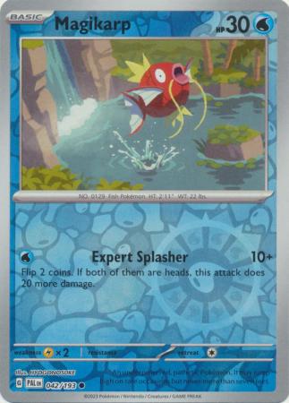 Pokemon Scarlet & Violet Paldea Evolved Magikarp Reverse Holo Card