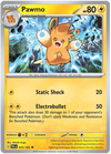 Pokemon Scarlet & Violet Paldea Evolved Pawmo Card