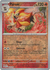 Pokemon Scarlet & Violet Paldea Evolved Pyroar Reverse Holo Card