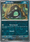 Pokemon Scarlet & Violet Paldea Evolved Shroodle Card Reverse Holo