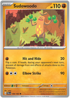 Pokemon Scarlet & Violet Paldea Evolved Sudowoodo Card