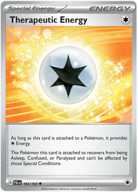 Pokemon Scarlet & Violet Paldea Evolved Therapeutic Energy Card