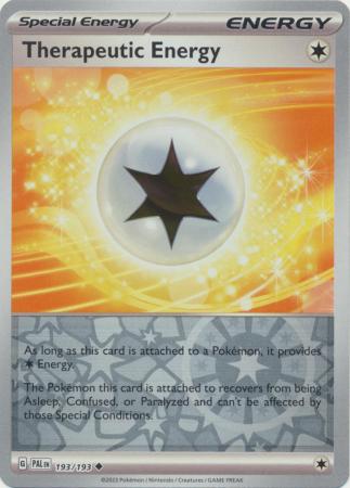 Pokemon Scarlet & Violet Paldea Evolved Therapeutic Energy Card Reverse Holo