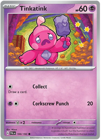 Pokemon Scarlet & Violet Paldea Evolved Tinkatink Card