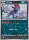 Pokemon Scarlet & Violet Paldea Evolved Weavile Card Reverse Holo