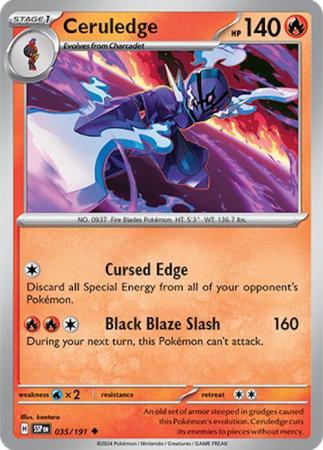 Pokemon Scarlet & Violet Surging Sparks Ceruledge Card