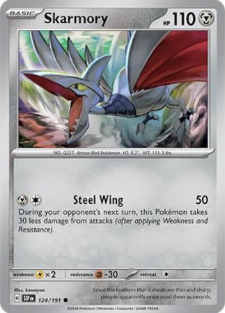 Pokemon Scarlet & Violet Surging Sparks Skarmory Card
