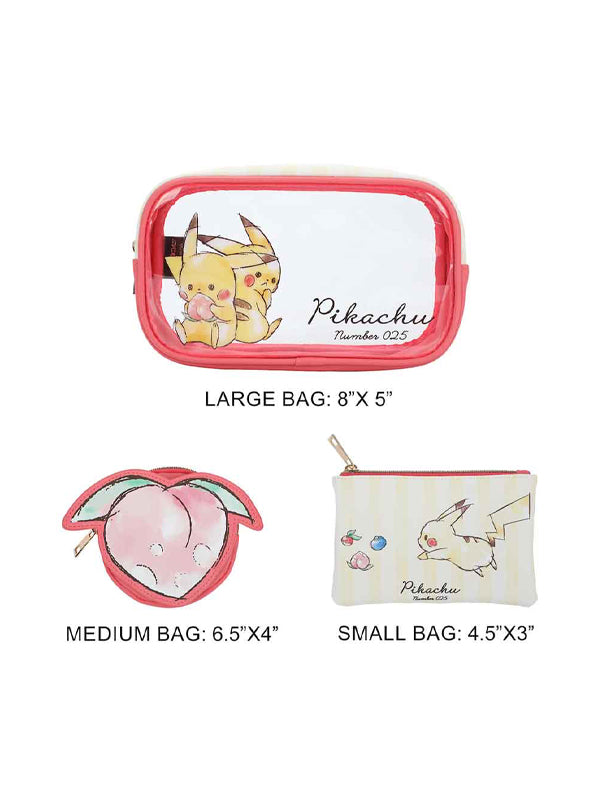 Pokémon Set of 3 Travel Pouches 12