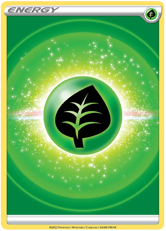 Pokemon Sword & Shield Basic Grass Energy Card