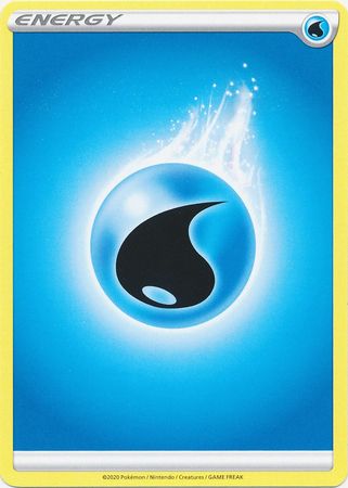 Pokemon Sword & Shield Basic Water Energy Card