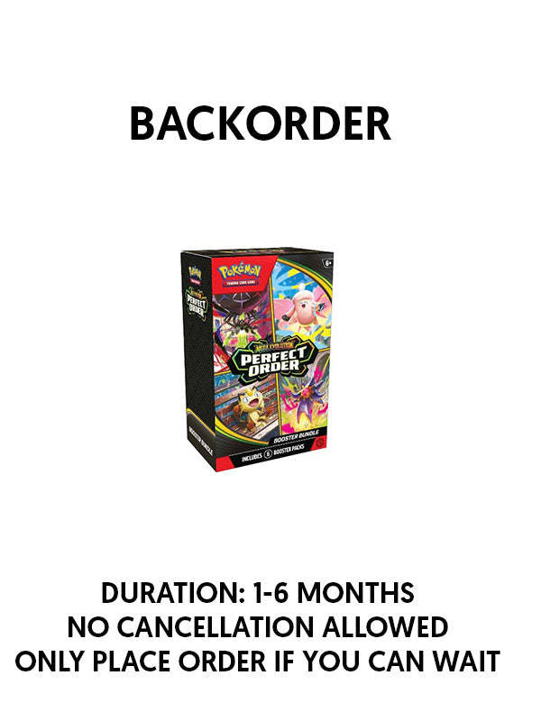 Pokémon TCG Mega Evolution Perfect Order Booster Bundle (6 Packs) [Backorder]