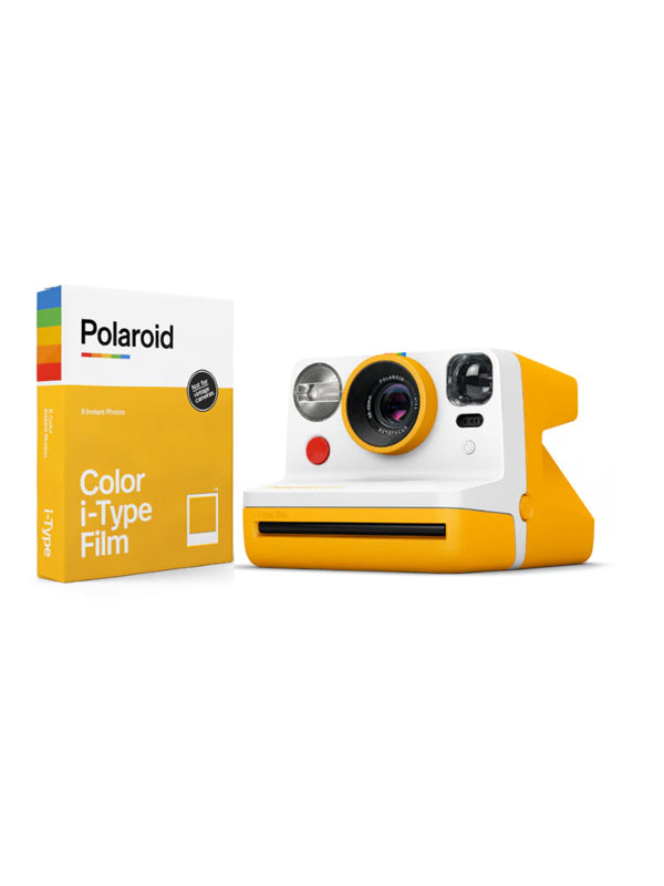 Polaroid Now+ i‑Type Instant Camera Starter Kit in Yellow Color