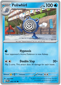 [Collector Troves] Pokemon Scarlet & Violet Twilight Masquerade Poliwhirl Card