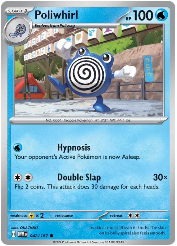 [Collector Troves] Pokemon Scarlet & Violet Twilight Masquerade Poliwhirl Card
