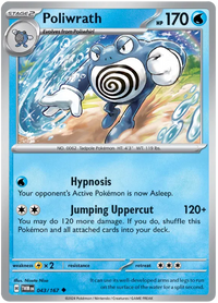 [Collector Troves] Pokemon Scarlet & Violet Twilight Masquerade Poliwrath Card