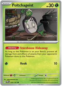 [Collector Troves] Pokemon Scarlet & Violet Twilight Masquerade Poltchageist Card