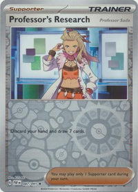 [Collector Troves] Pokemon Scarlet & Violet Paldean Fates Trainer Professor's Research [Professor Sada] Card