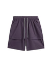 Purple Lightweight Shorts with Large Pockets