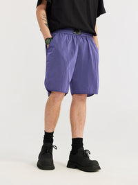 Purple Metallic Boxer Shorts 6