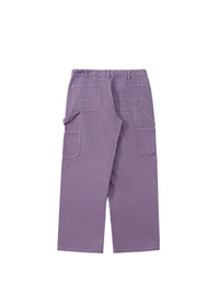 Purple Straight Leg Cargo Pants 8