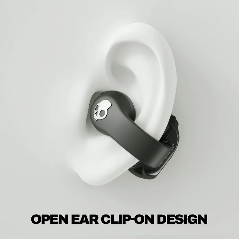 Skullcandy Push® 720 Open True Wireless Open-Ear Earbuds in Black/Silver Color